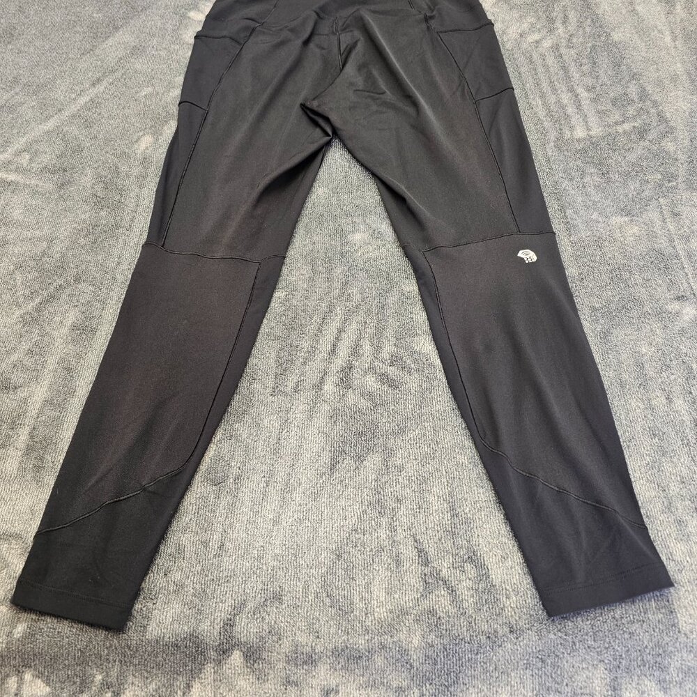 mountain hardwear Womens Medium mountain Stretch leggings black 1942641 UPF 50 - Picture 9 of 12